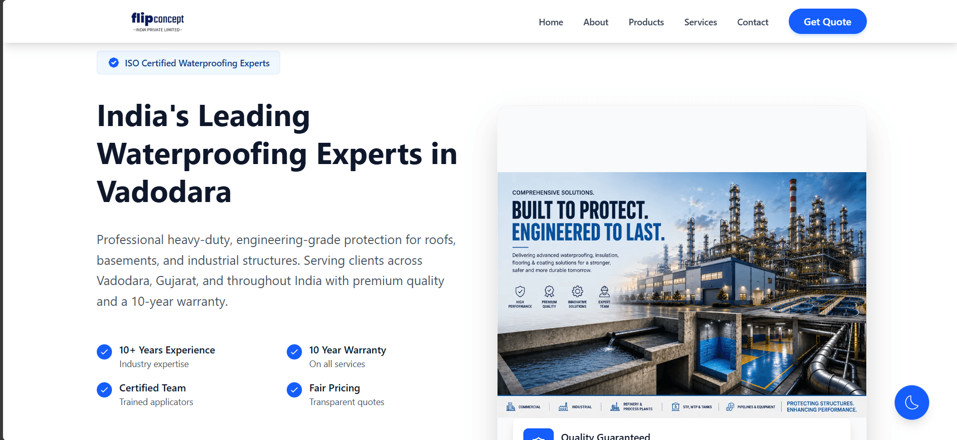 FlipConcept India - India's Leading Waterproofing Experts. Delivering ...
