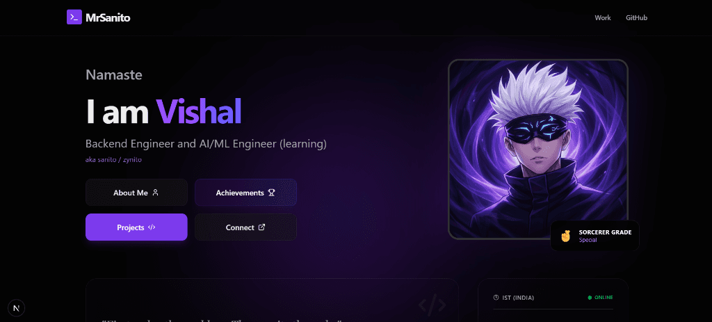 Personal Portfolio - Modern, high-performance portfolio website built w...